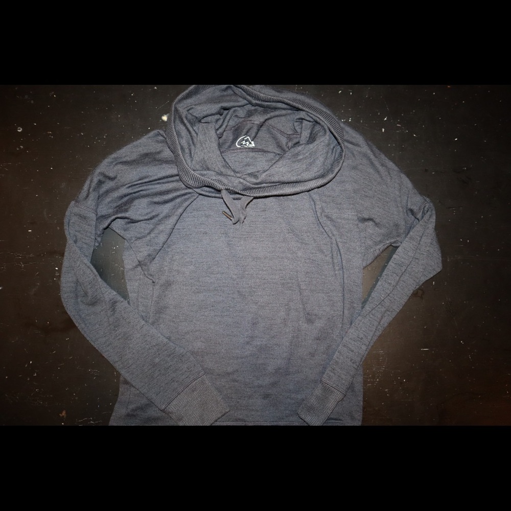 Cow neck pullover